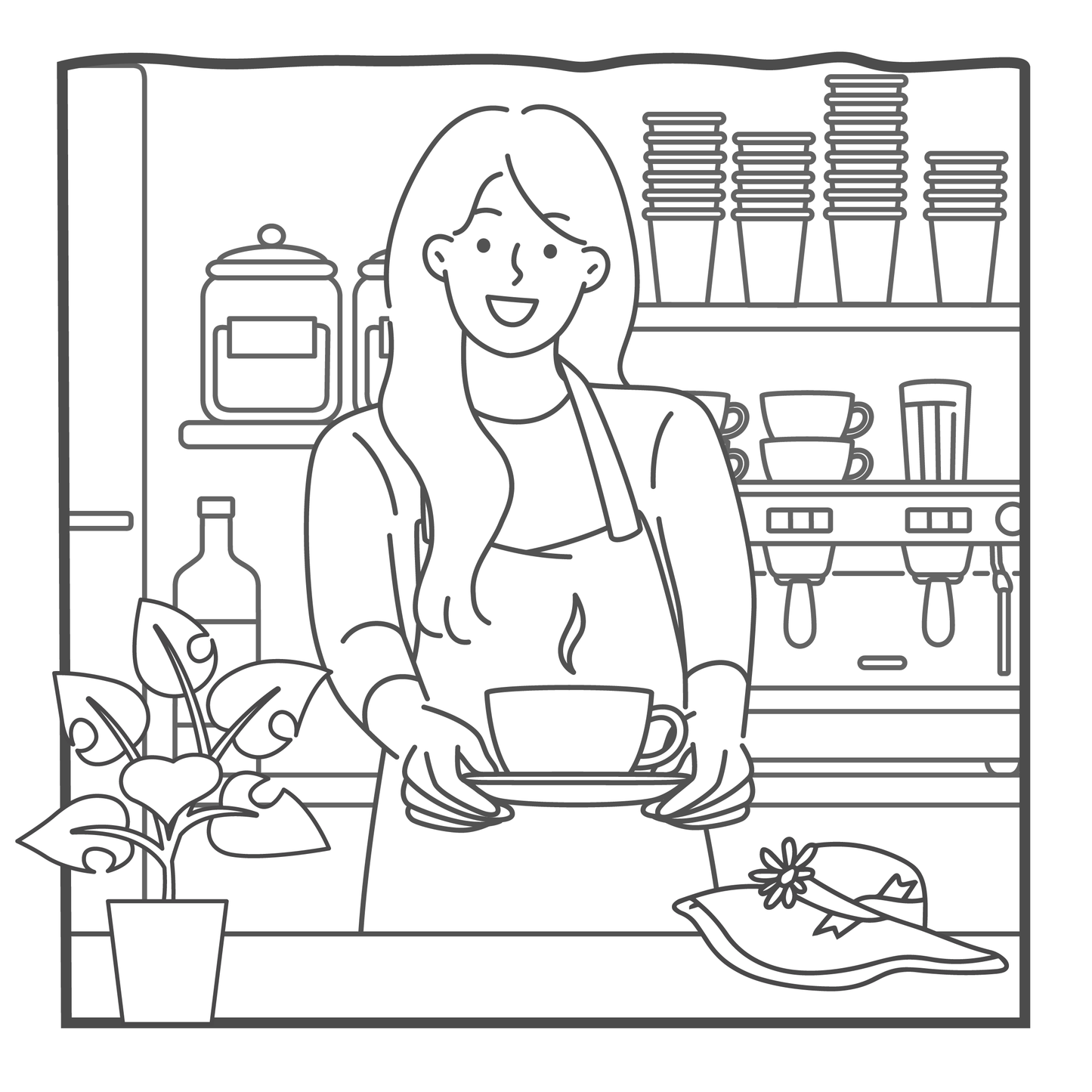 Girl Moments: A Stress-Relief Coloring Book for Teens & Women